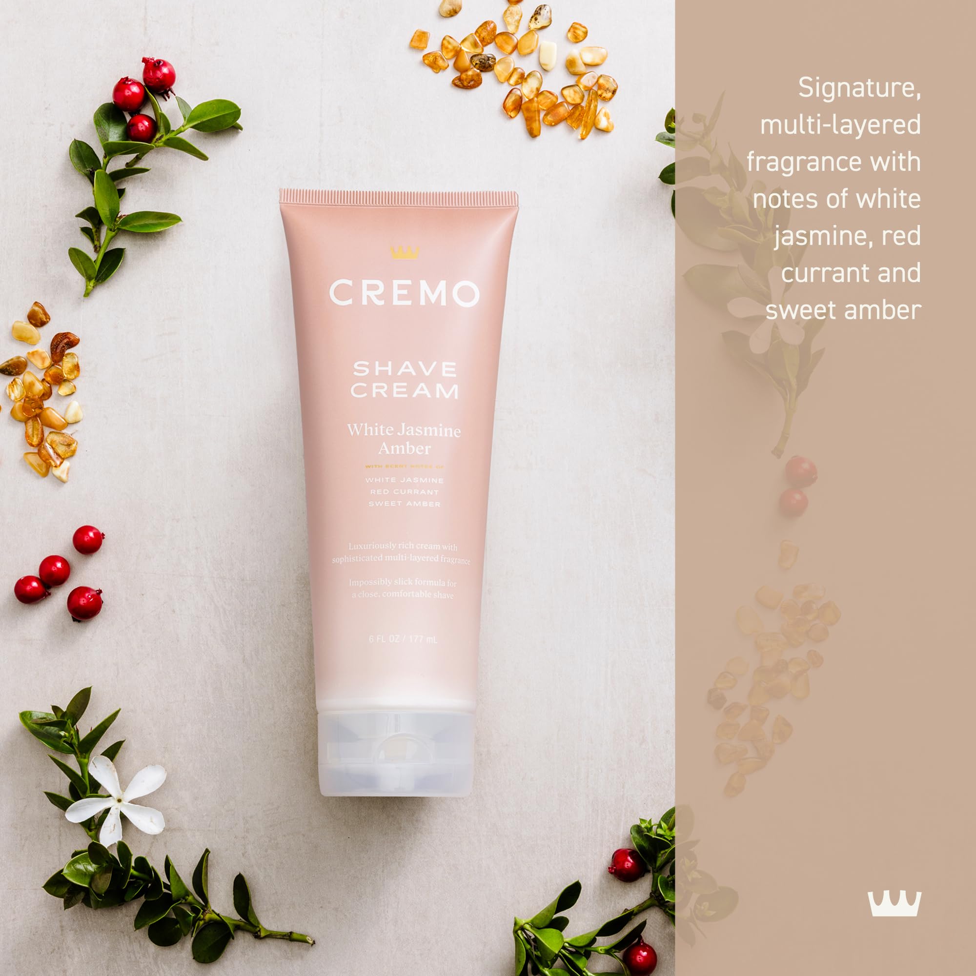 Rembo PREMIUM CREAM フェイスクリーム 【元値19,800円】 Amazon.com: Cremo Shaving Cream for Women, White Jasmine Amber, 6